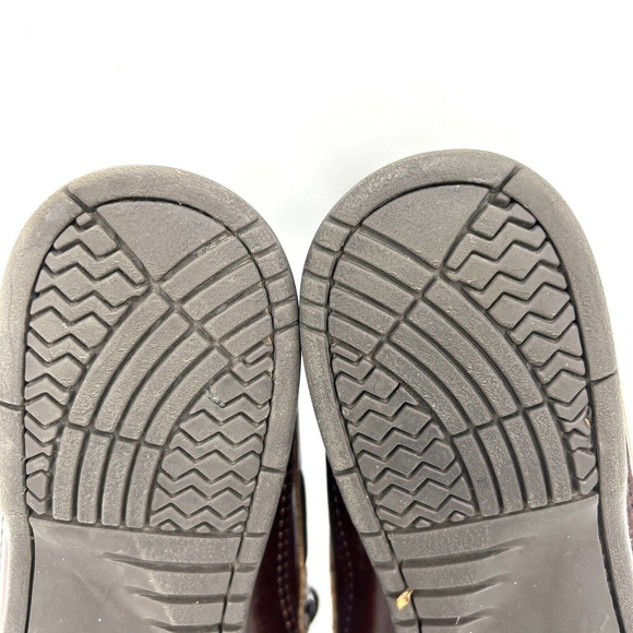 Minnetonka Essential Hardsole Moccasin Brown Leather Men's 8.5 Slip On - Picture 12 of 12